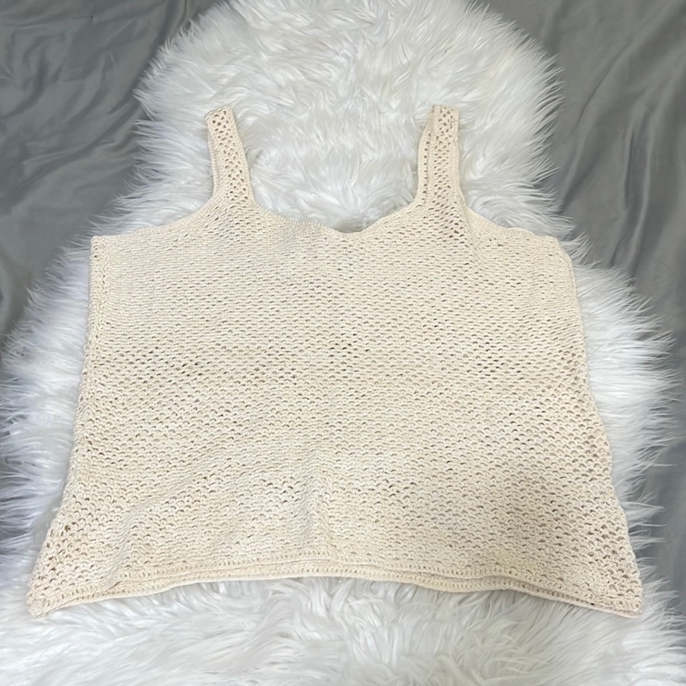 Sadie n sage women knitted tank size S